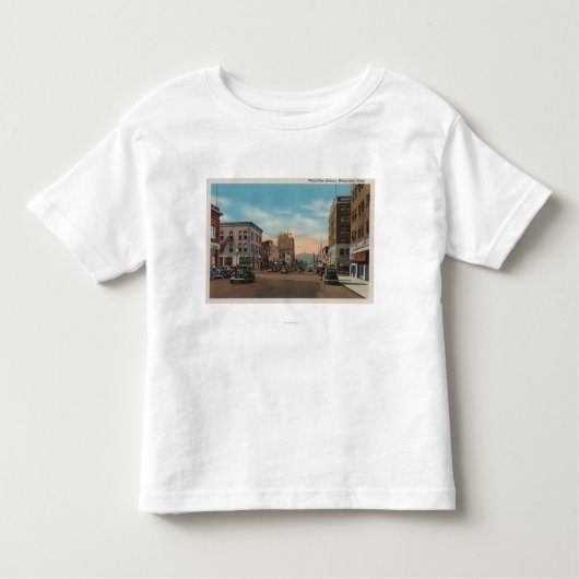 Wenatchee, WAView of Wenatchee Ave. Kinder Shirts (Voorkant)