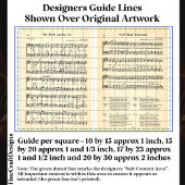 Wenceslas + Hulstblad Bladmuziek DU6 Decoupage Tissuepapier