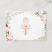 Wende weg Bloemen Vrijgezellenfeest Wishing Well Informatiekaartje (Achterkant)