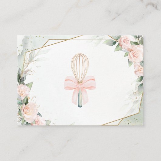 Wende weg Bloemen Vrijgezellenfeest Wishing Well Informatiekaartje (Achterkant)