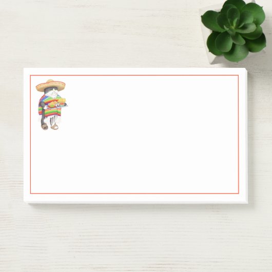 WENDELITO CAT 10"X6" Post it Notes (Kantoor)
