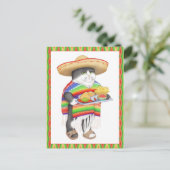 WENDELITO CAT Ansichtkaart Feestdagenkaart (Staand voorkant)