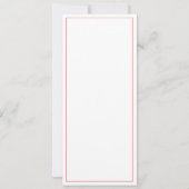 WENDELITO Cinco de Mayo 4x9.25 Platte Kaart (Achterkant)