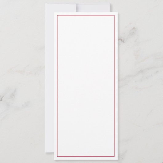 WENDELITO Cinco de Mayo 4x9.25 Platte Kaart (Achterkant)