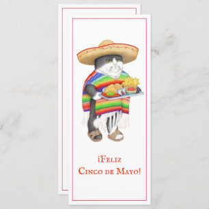 WENDELITO Cinco de Mayo 4x9.25 Platte Kaart