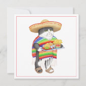 WENDELITO Cinco de Mayo 5.25" Vierkante vlakke Kaa Feestdagenkaart (Voorkant)
