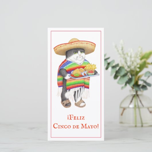 WENDELITO Cinco de Mayo 8x4 Platte Kaart (Staand voorkant)