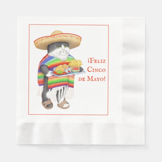 WENDELITO Cinco de Mayo Coined Luncheon Napkin Servet (Voorkant)