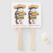 WENDELITO Cinco de Mayo Hand Fans Handwaaier (Voorkant en achterkant)