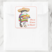 WENDELITO Cinco de Mayo Large Square Stickers (Tas)