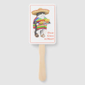 WENDELITO Cinco de Mayo Rectangle Hand Fan Handwaaier (Achterkant)