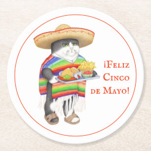 WENDELITO Cinco de Mayo Ronde Papieren Onderzetter