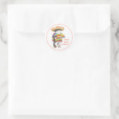 WENDELITO Cinco de Mayo Small Round Stickers (Tas)