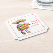 WENDELITO Cinco de Mayo Ticket Papier Onderzetter (Gekanteld)