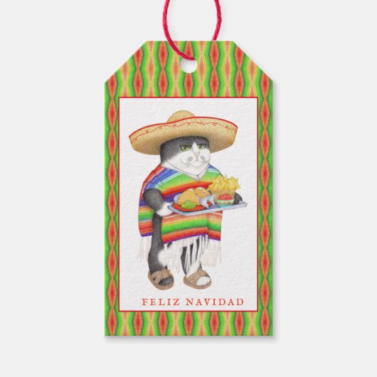 WENDELITO Feliz Navidad Gift Labels Cadeaulabel (Voorkant)