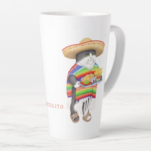 WENDELITO Hoge Latte Mok (Rechterhoek)