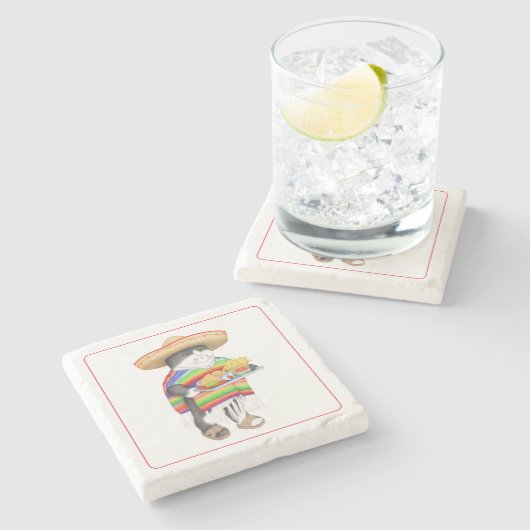 WENDELITO Marble Stone Onderzetter (Zijkant)