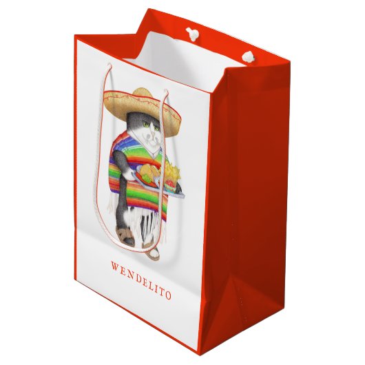 WENDELITO Medium Gift Bag Cadeauzakje (Voorkant Gekanteld)