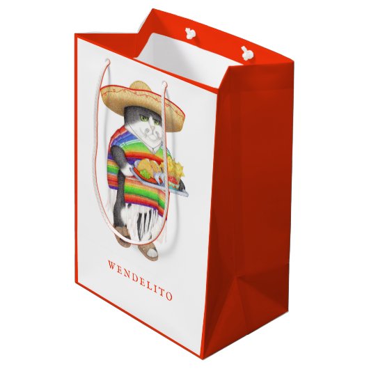 WENDELITO Medium Gift Bag Medium Cadeauzakje (Achterkant Gekanteld)