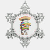 WENDELITO Pewter Snowflake Ornament (Voorkant)