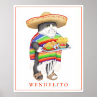 WENDELITO-Poster VAN 8 x 10 inch