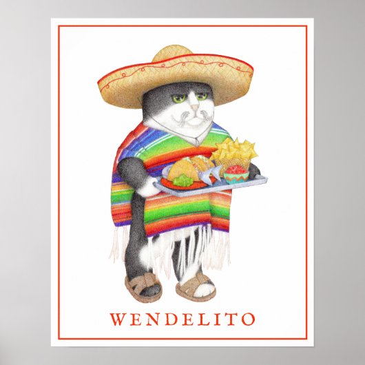 WENDELITO-Poster VAN 8 x 10 inch Poster (Voorkant)