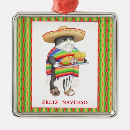 WENDELITO Spaans Premium Square Ornament (Voorkant)