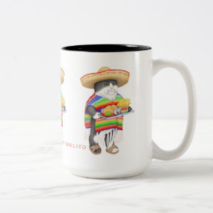 WENDELITO Tall Black Mok met twee tonen