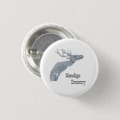 Wendigo Country Algonquian Folklore Button (Voorkant /achterkant)