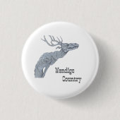 Wendigo Country Algonquian Folklore Button (Voorkant)
