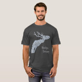 Wendigo Country Algonquian Folklore Heren T-shirt (Voorkant volledig)