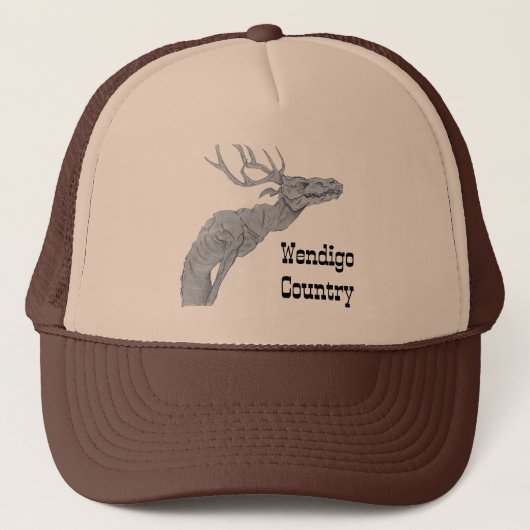 Wendigo country trucker hat pet (Voorkant)