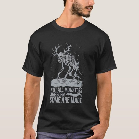 Wendigo Cryptid Monster Folklore Evil Spirit Crypt T-shirt (Voorkant)