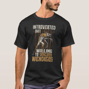 Wendigo Cryptid Skin Walker Folklore Cryptozoology T-shirt