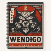  Wendigo Legend | Native Cryptid Art Notitieboek (Voorkant)