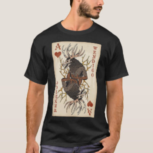 Wendigo - Originele Cryptid Spelen Kaart Tarot Ace T-shirt