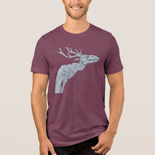 Wendigo-shirt Tri-Blend Shirt (Voorkant)