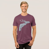 Wendigo-shirt Tri-Blend Shirt (Voorkant volledig)