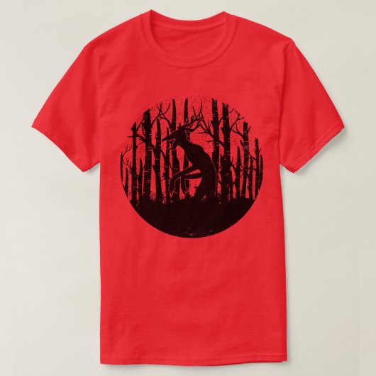 Wendigo Silhouette 1 T-shirt (Design voorkant)