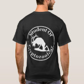 Wendigo - Student cryptozoölogie op donkere plekke T-shirt (Achterkant)