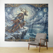 Wendigo Watch Over Starry Seas Wandkleed (In Situ (horizontaal))