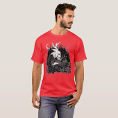 Wendigohe Cryptid Cannibal Spirit of the Horror Fo T-shirt (Voorkant volledig)