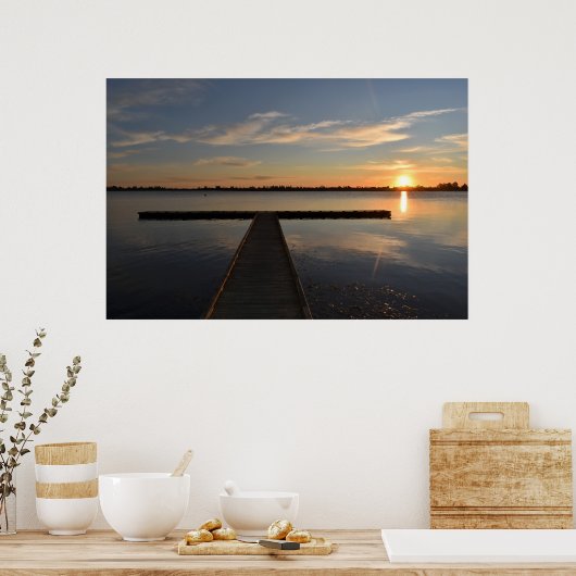 Wendouree Twilight Tranquility Poster (Keuken)