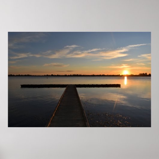Wendouree Twilight Tranquility Poster (Voorkant)