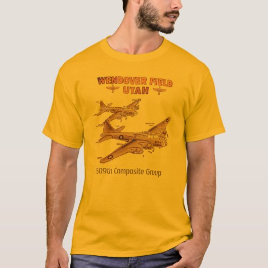 Wendover Field Utah Air Force World War II T-shirt (Voorkant)