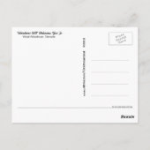 Wendover zal - Dag & Nacht Briefkaart (Achterkant)