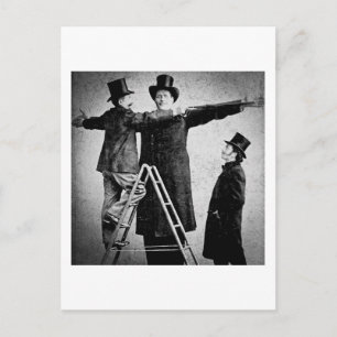 Wendt Cabinet Card Giant Circus Freak Sideshow Briefkaart