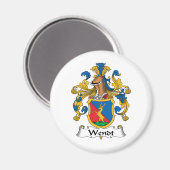 Wendt Family Crest Magneet (Voorkant / Achterkant)