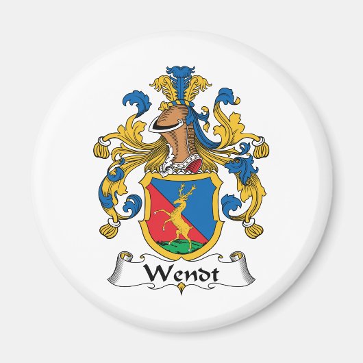 Wendt Family Crest Magneet (Voorkant)