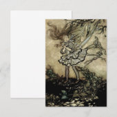 Wendy Darling beroemd gemaakt door Kensinton door  Bedankkaart (Voorkant / Achterkant)